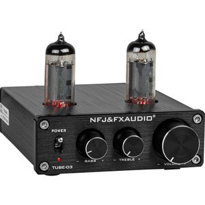 FX Audio TUBE-03 Tube Preamp with RCA Input Black